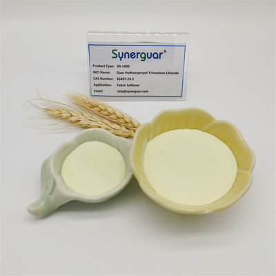 Senior Cationic Guar Gum With High Quality Has High Viscosity And Medium Degree Of Substitution For Fabric Softener