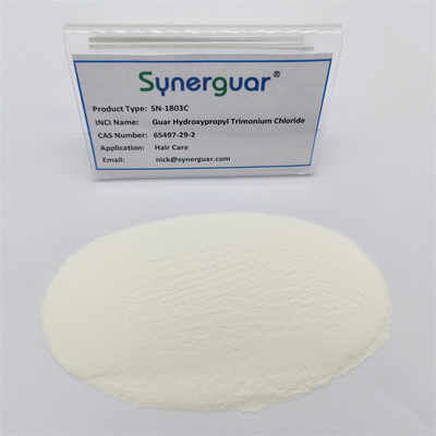 Superior Cationic Guar Gum With Top Quality Has High Degree Of Substitution And High Transparency For Hair Care