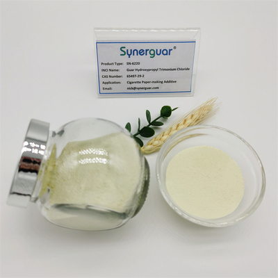 Basic Guar Gum Has High Viscosity And Medium Degree Of Substitution For Cigarette Paper-Making Additive