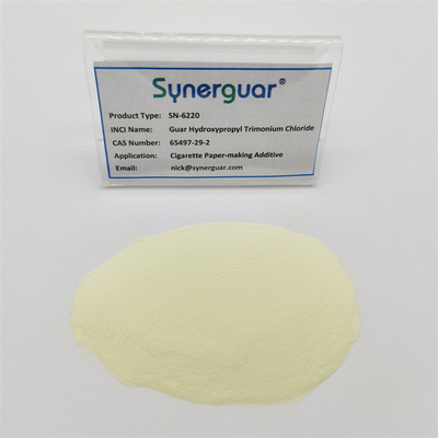 Basic Guar Gum Has High Viscosity And Medium Degree Of Substitution For Cigarette Paper-Making Additive