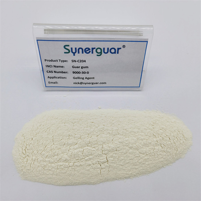 Pale Yellow Viscous Natural Gelling Agents Edible Gum Guar Powder