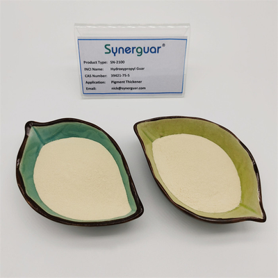 39421-75-5 Textile Printing Gum White To Yellowish Guar Thickener For Pigment